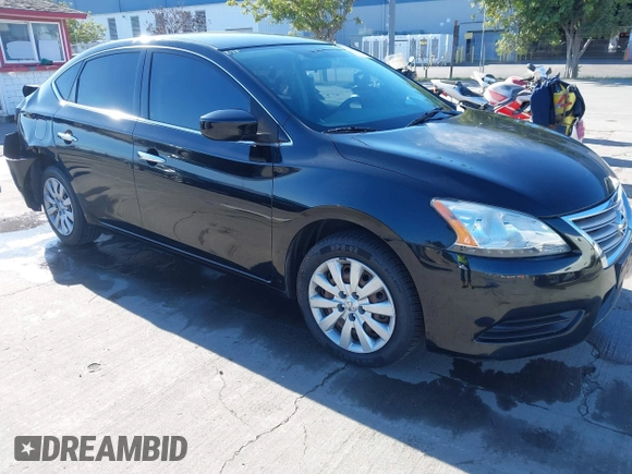 2014 Nissan Sentra S with VIN 3N1AB7AP8EY333422, listed as a IAAI auction lot 41434521 with 134,184 mi miles and . Bid and sale history available at DreamBid. Image 1.