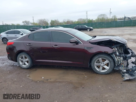 2015 Kia Optima LX with VIN 5XXGM4A75FG430460, listed as a IAAI auction lot 41947052 with 168,303 mi miles and . Bid and sale history available at DreamBid. Image 14.