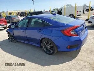 2019 Honda Civic EX z VIN 19XFC1F34KE017631, wystawiony jako Copart lot #53533485 z przebiegiem 55 931 mil mil oraz Szkoda całkowita • Salvage title. Historia ofert i sprzedaży dostępna na DreamBid. Obrazek 2.