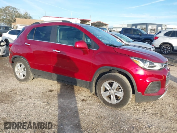 2020 Chevrolet Trax LT with VIN 3GNCJLSB3LL163220, listed as a IAAI auction lot 41630398 with 34,513 mi miles and . Bid and sale history available at DreamBid. Image 1.
