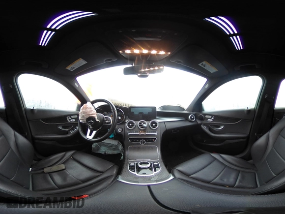 2021 Mercedes-Benz C 300 with VIN W1KWF8EB0MR625054, listed as a IAAI auction lot 41418183 with 58,630 mi miles and . Bid and sale history available at DreamBid. Image 18.