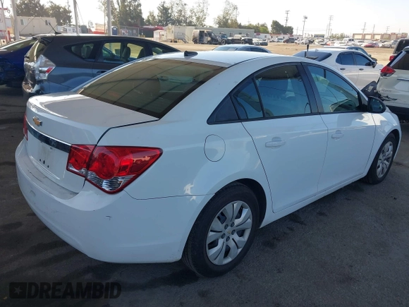 2014 Chevrolet Cruze LS with VIN 1G1PA5SG7E7119819, listed as a IAAI auction lot 42287424 with 133,279 mi miles and . Bid and sale history available at DreamBid. Image 4.