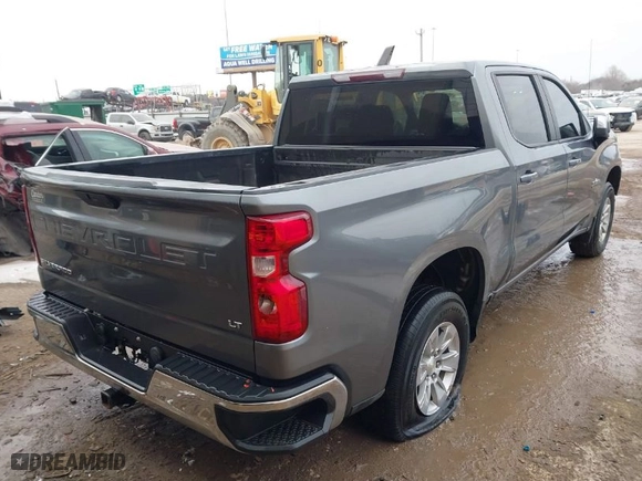 2021 Chevrolet Silverado 1500 LT with VIN 3GCPWCED8MG186057, listed as a IAAI auction lot 41624737 with 118,743 mi miles. Bid and sale history available at carsss.com. Image 4.