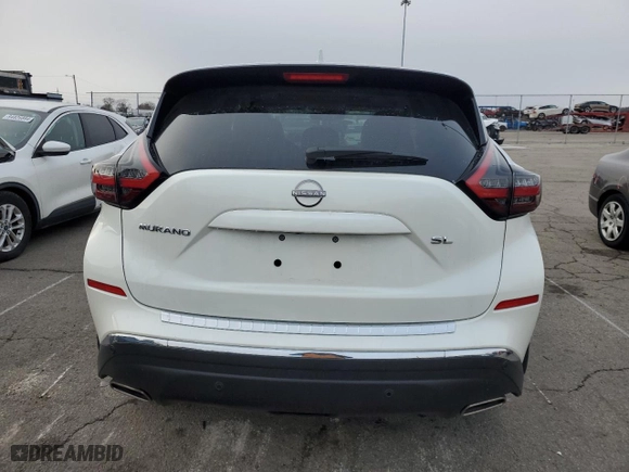 2024 Nissan Murano SL with VIN 5N1AZ2CJ5RC120667, listed as a Copart auction lot 84020594 with 991 mi miles and Salvage Title. Bid and sale history available at carsss.com. Image 6.
