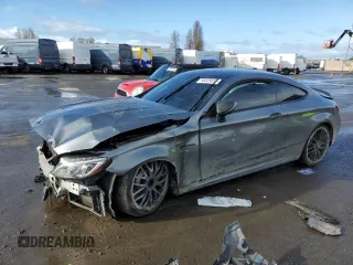 2017 Mercedes-Benz C 63 S AMG with VIN WDDWJ8HB0HF441282, listed as a Copart auction lot 86329554 with Not Provided miles and Salvage Title. Bid and sale history available at carsss.com. Image 1.
