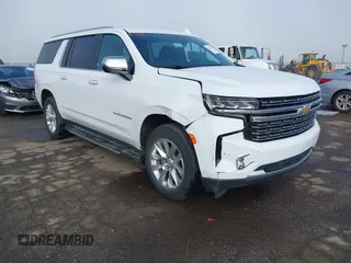 2023 Chevrolet Suburban Premier with VIN 1GNSKFKD1PR253914, listed as a IAAI auction lot 41823036 with 62,876 mi miles and . Bid and sale history available at DreamBid. Image 1.