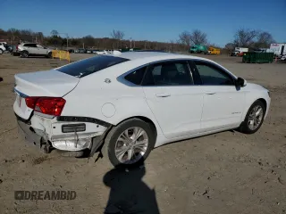 2014 Chevrolet Impala LT with VIN 1G1125S30EU168457, listed as a Copart auction lot 48887085 with 95,124 mi miles and Salvage Title. Bid and sale history available at DreamBid. Image 3.