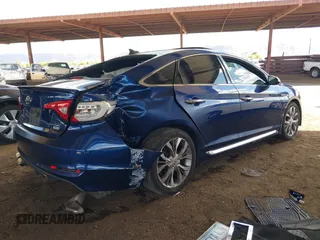 2015 Hyundai Sonata Sport with VIN 5NPE34AB9FH144582, listed as a IAAI auction lot 42136542 with Not Provided miles and . Bid and sale history available at carsss.com. Image 4.