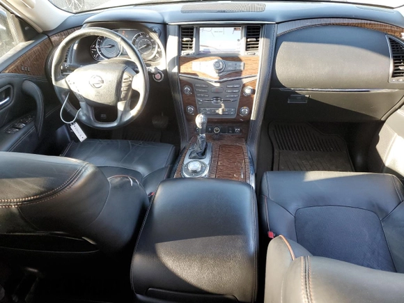 2017 Nissan Armada Platinum with VIN JN8AY2NE1H9704006, listed as a Copart auction lot 48964655 with 86,907 mi miles and Salvage Title. Bid and sale history available at carsss.com. Image 8.