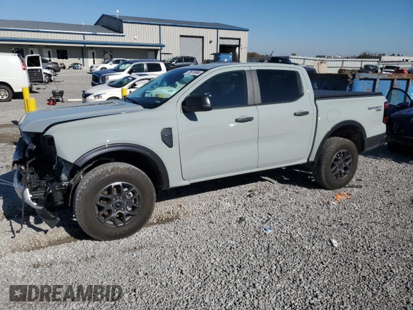 2024 Ford Ranger XLT with VIN 1FTER4HHXRLE20468, listed as a Copart auction lot 79519994 with 9,386 mi miles and Salvage title. Bid and sale history available at DreamBid. Image 1.