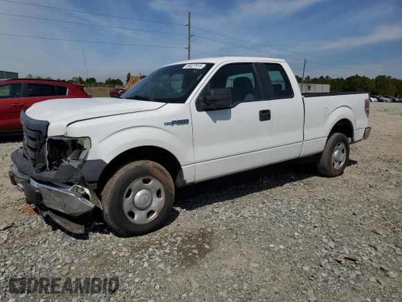 2009 Ford F-150 STX with VIN 1FTRX12W39KB38126, listed as a Copart auction lot 50437915 with 195,040 mi miles and Salvage title. Bid and sale history available at DreamBid. Image 1.