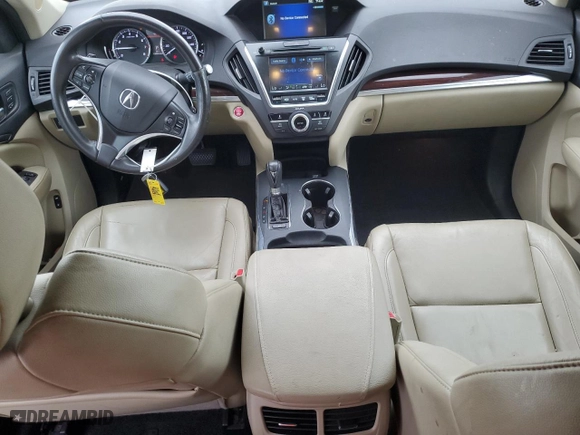 2015 Acura MDX with VIN 5FRYD3H2XFB012552, listed as a Copart auction lot 85082624 with 128,526 mi miles and Salvage Title. Bid and sale history available at carsss.com. Image 8.