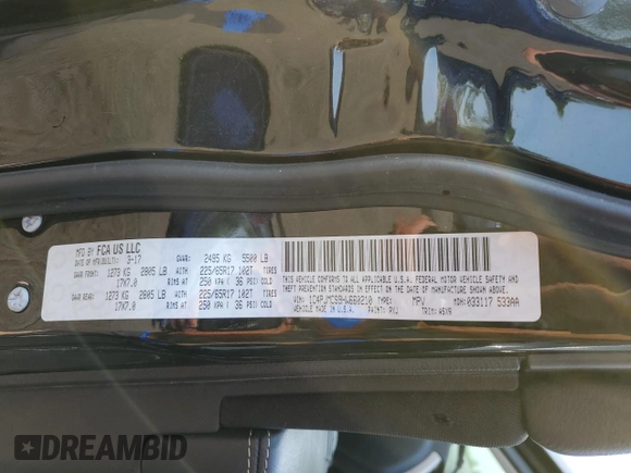 2017 Jeep Cherokee Latitude с VIN 1C4PJMCS9HW660210, выставлен на аукционе Copart как лот 59496495 с пробегом 104 150 миль миль и Списание • Salvage title. История ставок и продаж доступна на DreamBid. Изображение 13.