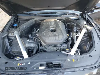 2021 Genesis G70 2.0T with VIN KMTG64LA6MU073463, listed as a Copart auction lot 76839984 with 43,451 mi miles and Salvage Title. Bid and sale history available at carsss.com. Image 11.
