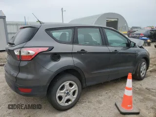 2017 Ford Escape S with VIN 1FMCU0F7XHUC34314, listed as a Copart auction lot 55633695 with Not provided miles and Salvage title. Bid and sale history available at DreamBid. Image 3.