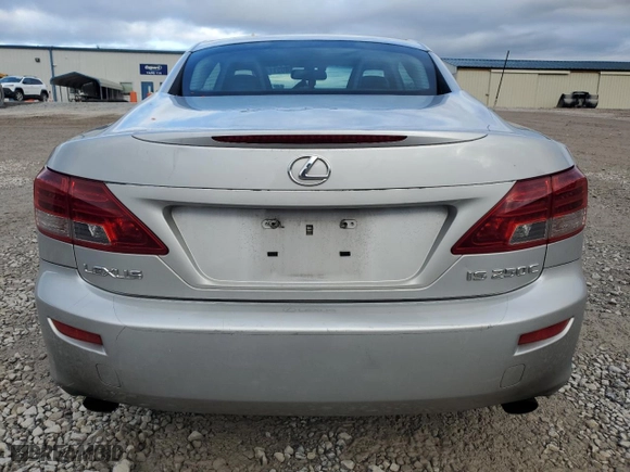 2010 Lexus IS 250C with VIN JTHFF2C2XA2501113, listed as a Copart auction lot 80511714 with 209,501 mi miles and Salvage Title. Bid and sale history available at carsss.com. Image 6.