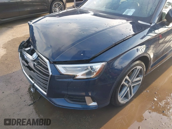 2018 Audi A3 Sedan Premium with VIN WAUAUGFFXJ1022965, listed as a IAAI auction lot 41533808 with 62,212 mi miles. Bid and sale history available at carsss.com. Image 6.