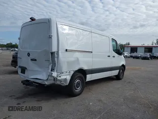 2024 Mercedes-Benz Sprinter Cargo with VIN W1Y4KBHY4RT175862, listed as a IAAI auction lot 41347055 with 21,566 mi miles and . Bid and sale history available at carsss.com. Image 4.