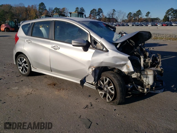 2015 Nissan Note SR with VIN 3N1CE2CP9FL366119, listed as a Copart auction lot 84079564 with Not provided miles and Salvage title. Bid and sale history available at DreamBid. Image 4.