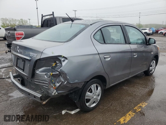 2017 Mitsubishi Mirage ES z VIN ML32F3FJ6HH003669, wystawiony jako Copart lot #55512845 z przebiegiem 110 761 mil mil oraz Tytuł czysty. Historia ofert i sprzedaży dostępna na DreamBid. Obrazek 3.