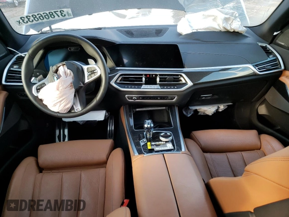 2021 BMW X5 M50i with VIN 5UXJU4C06M9H23429, listed as a Copart auction lot 37866833 with 0 mi miles. Bid and sale history available at carsss.com. Image 8.