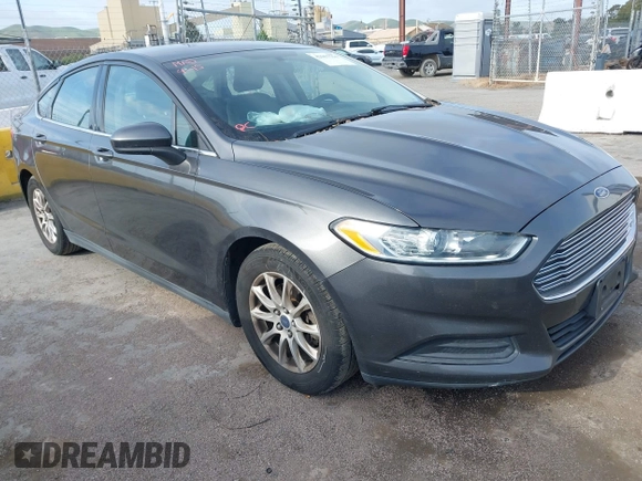 2015 Ford Fusion S with VIN 3FA6P0G7XFR264723, listed as a IAAI auction lot 42057756 with 174,593 mi miles and . Bid and sale history available at DreamBid. Image 1.