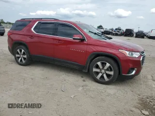 2020 Chevrolet Traverse LT Leather with VIN 1GNEVHKW1LJ152950, listed as a Copart auction lot 65397914 with 107,791 mi miles and Salvage Title. Bid and sale history available at carsss.com. Image 4.