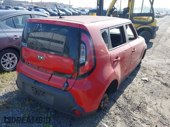 2015 Kia Soul + with VIN KNDJP3A55F7815158, listed as a IAAI auction lot 42067748 with Not Provided miles and . Bid and sale history available at DreamBid. Image 4.