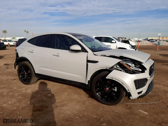 2020 Jaguar E-PACE SE with VIN SADFP2FX2L1Z85359, listed as a Copart auction lot 71754342 with NaN miles. Bid and sale history available at carsss.com. Image 4.