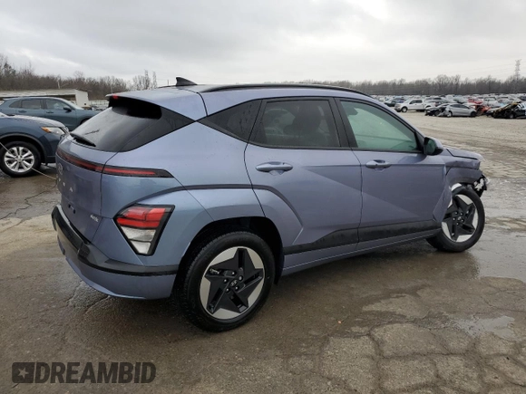 2024 Hyundai Kona SEL with VIN KM8HC3A66RU006224, listed as a Copart auction lot 44139005 with 7,209 mi miles and Salvage Title. Bid and sale history available at DreamBid. Image 3.