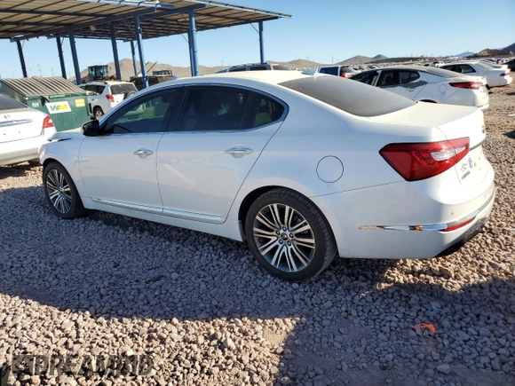 2014 Kia Cadenza Limited with VIN KNALN4D75E5146821, listed as a Copart auction lot 87970895 with 52,447 mi miles and Salvage Title. Bid and sale history available at carsss.com. Image 2.