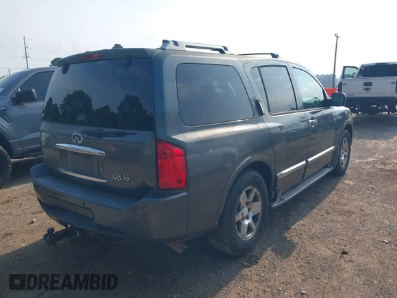 2006 Infiniti QX56 z VIN 5N3AA08A96N807159, wystawiony jako IAAI lot #42289763 z przebiegiem 194 632 mil mil oraz . Historia ofert i sprzedaży dostępna na DreamBid. Obrazek 4.