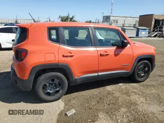 2017 Jeep Renegade Sport with VIN ZACCJAAB0HPE79168, listed as a Copart auction lot 61604485 with 63,296 mi miles and Salvage title. Bid and sale history available at DreamBid. Image 3.