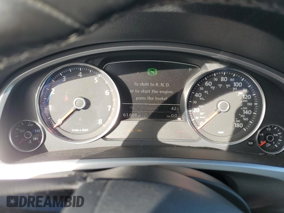 2015 Volkswagen Touareg Sport with VIN WVGEF9BP9FD007657, listed as a Copart auction lot 49432045 with 61,668 mi miles and Salvage title. Bid and sale history available at DreamBid. Image 9.