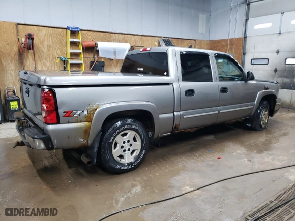 2006 Chevrolet Silverado 1500 LT1 with VIN 2GCEK13ZX61295590, listed as a Copart auction lot 53013765 with 125,551 mi miles and Clean Title. Bid and sale history available at carsss.com. Image 3.