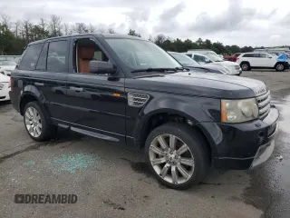 2008 Land Rover Range Rover Sport SC with VIN SALSH23498A129686, listed as a Copart auction lot 64208345 with 115,389 mi miles and Salvage title. Bid and sale history available at DreamBid. Image 4.