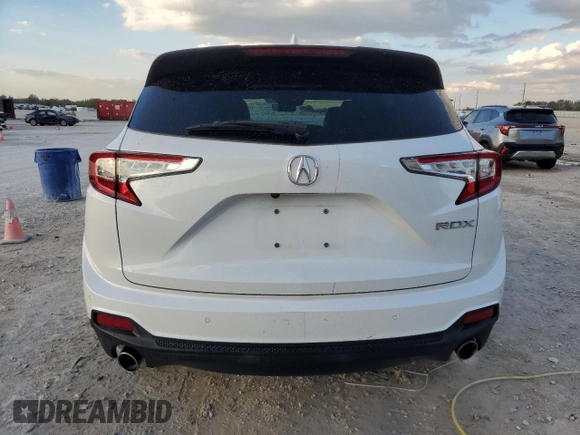 2020 Acura RDX Technology with VIN 5J8TC1H51LL001625, listed as a Copart auction lot 46814485 with 73,975 mi miles and Non Repairable. Bid and sale history available at DreamBid. Image 6.
