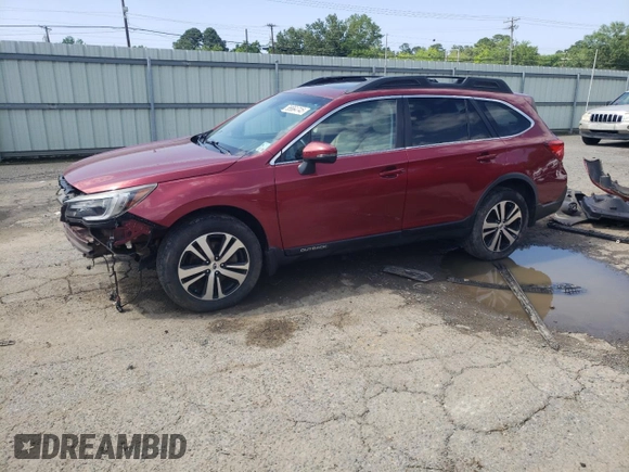 2018 Subaru Outback Limited with VIN 4S4BSANC8J3250061, listed as a Copart auction lot 55664745 with 91,964 mi miles and Salvage Title. Bid and sale history available at DreamBid. Image 1.