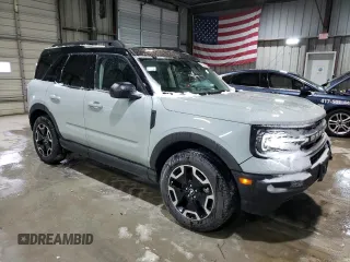 2022 Ford Bronco Sport Outer Banks with VIN 3FMCR9C65NRD25964, listed as a Copart auction lot 47564285 with 22,611 mi miles and Salvage title. Bid and sale history available at DreamBid. Image 4.