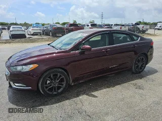2018 Ford Fusion SE with VIN 3FA6P0HD0JR228472, listed as a Copart auction lot 62747845 with 62,554 mi miles and Clean title. Bid and sale history available at DreamBid. Image 1.