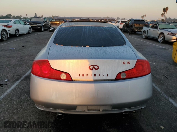 2004 Infiniti G35 Coupe w/Leather with VIN JNKCV54E04M817614, listed as a Copart auction lot 75342944 with 135,164 mi miles and Clean Title. Bid and sale history available at carsss.com. Image 6.