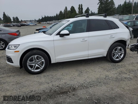 2018 Audi Q5 Premium Plus with VIN WA1BNAFY7J2182695, listed as a Copart auction lot 63840165 with 88,142 mi miles and Salvage title. Bid and sale history available at DreamBid. Image 1.