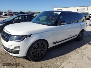 2020 Land Rover Range Rover with VIN SALGS5SE1LA579733, listed as a Copart auction lot 80755964 with 54,848 mi miles and Salvage Title. Bid and sale history available at carsss.com. Image 1.