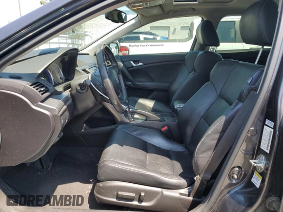 2012 Acura TSX Technology with VIN JH4CU2F62CC020728, listed as a Copart auction lot 54887045 with 66,977 mi miles and Salvage title. Bid and sale history available at DreamBid. Image 7.