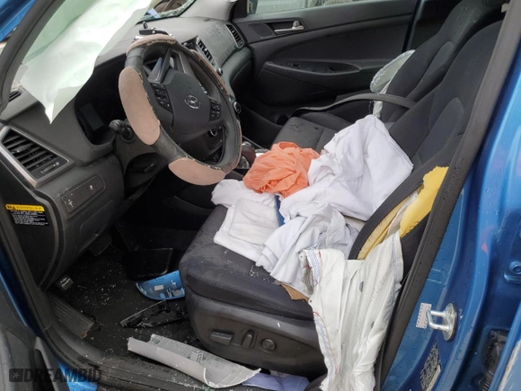 2018 Hyundai Tucson SEL with VIN KM8J33A4XJU694183, listed as a Copart auction lot 51272855 with 60,939 mi miles and Salvage Title. Bid and sale history available at carsss.com. Image 7.