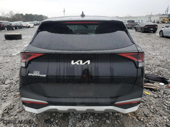 2024 Kia Sportage EX with VIN 5XYK33DFXRG149183, listed as a Copart auction lot 45899275 with 23,570 mi miles and Salvage Title. Bid and sale history available at carsss.com. Image 6.