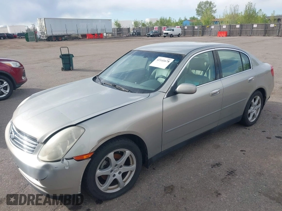 2004 Infiniti G35 w/Leather with VIN JNKCV51F44M700650, listed as a IAAI auction lot 42141678 with 113,634 mi miles and . Bid and sale history available at carsss.com. Image 2.