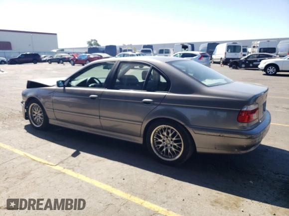 2002 BMW 5 Series 530iA with VIN WBADT634X2CH97515, listed as a Copart auction lot 73810334 with 127,167 mi miles and Salvage Title. Bid and sale history available at carsss.com. Image 2.