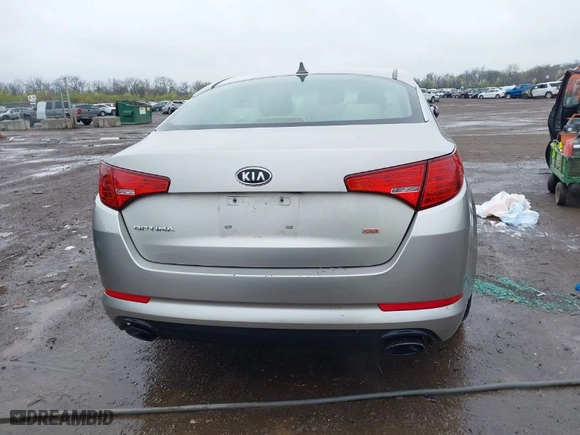 2011 Kia Optima LX with VIN KNAGM4A76B5146718, listed as a IAAI auction lot 42006225 with 213,939 mi miles. Bid and sale history available at carsss.com. Image 16.