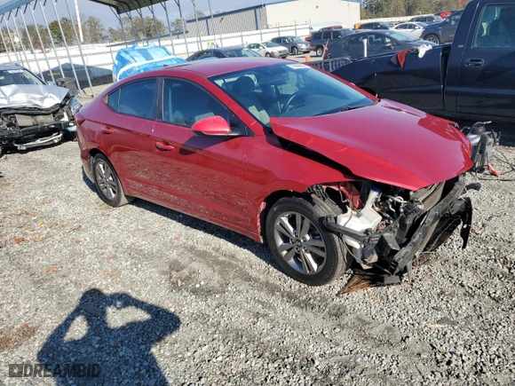 2017 Hyundai Elantra Value Edition with VIN KMHD84LF3HU063479, listed as a Copart auction lot 78444444 with NaN miles and Salvage Title. Bid and sale history available at carsss.com. Image 4.